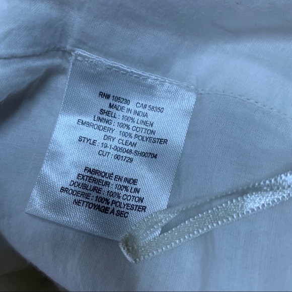 NWT Joie Size 10 Lisley Shorts Embroidered Linen - Picture 7 of 10